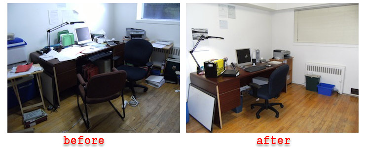 Home Office Before and After